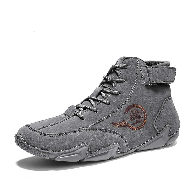 Spring and Autumn New Short Outdoor Casual Boots Trendy Mid-Top Men's Shoes