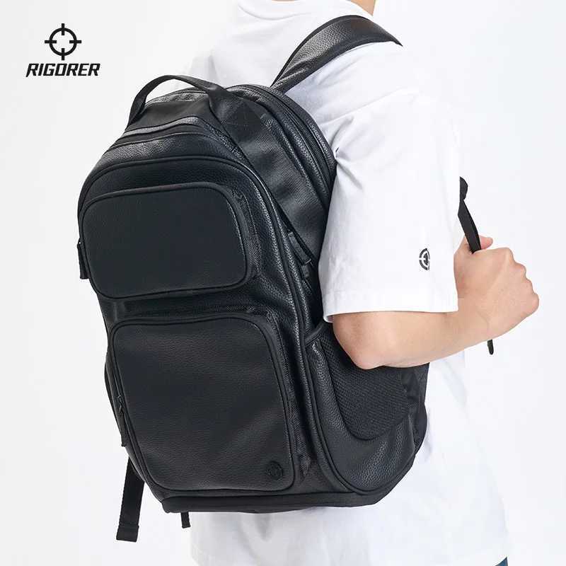 RIGORER Large Capacity Backpack 20 35L Breathable Ideal for Commuting Sports Travel School Fits Badminton Gear H251029