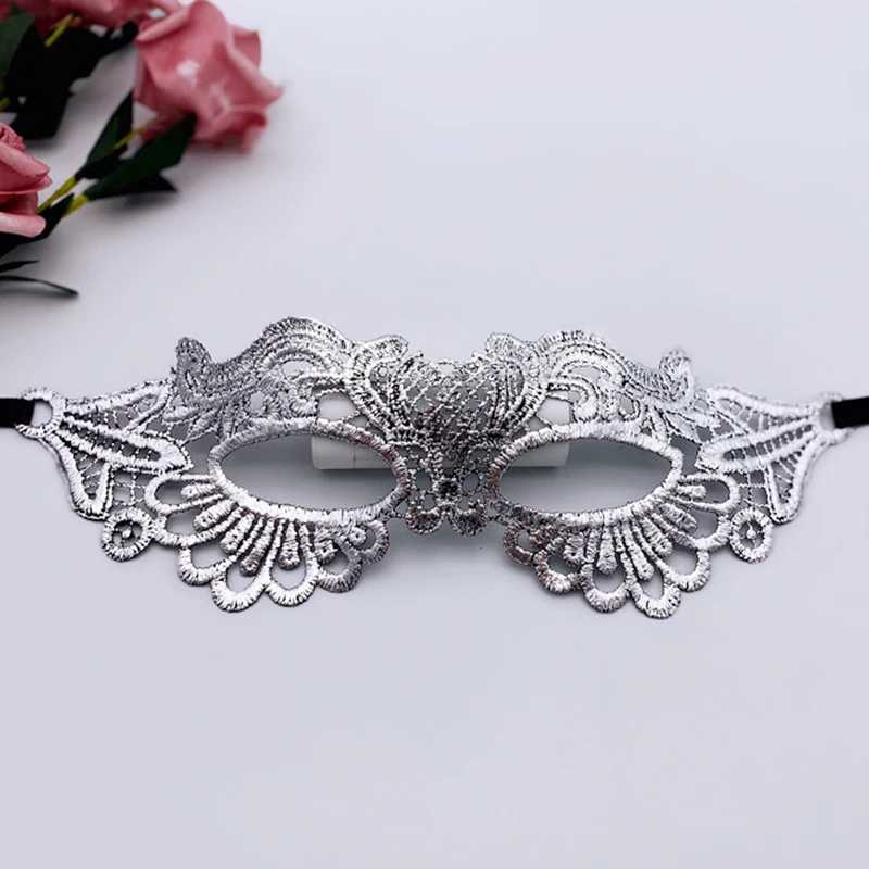Fashion Princess Masquerade Lace Half Face Mask Jewelry Adult Eye Mask Female Party Prom Props PerformanceW251029