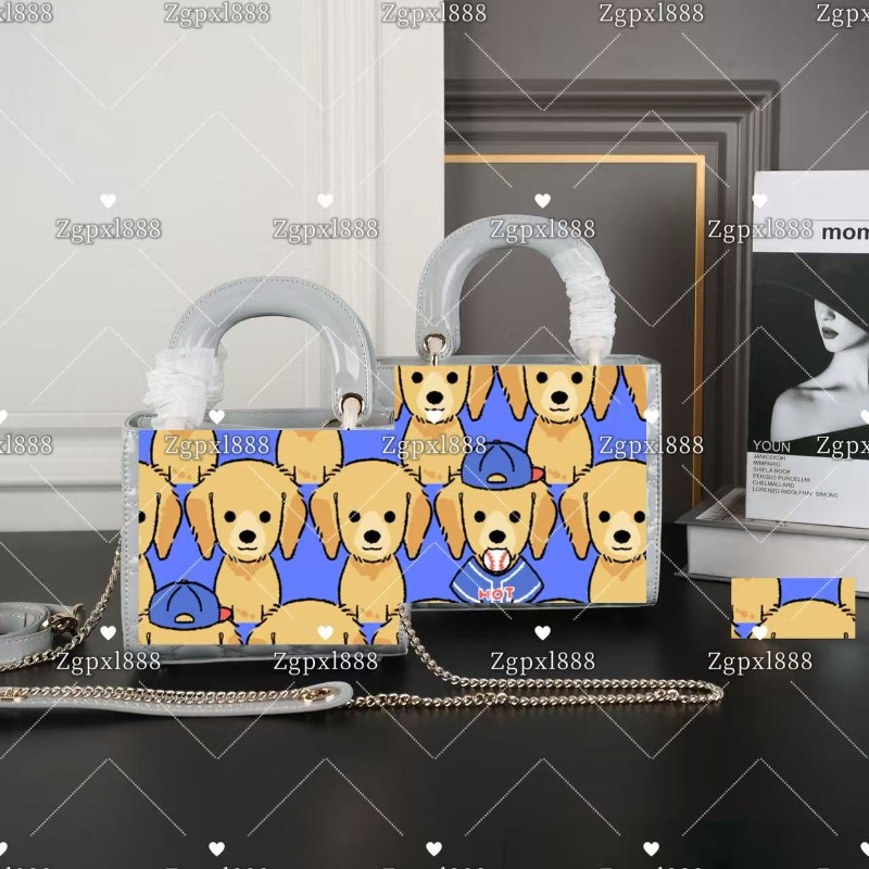 2026 Designer Bag Patent Leather Shiny Bag Luxury Bag Top Handbag Fashion Shoulder Messenger Bag Three Grid Four Grid Optional 879273