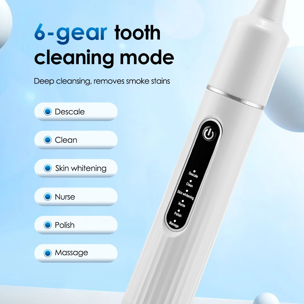 Brush Heads Sonic Electric Toothbrush With 31000Vpm Deep toothbrush Clean 6 Modes Waterproof Rechargeable For Adults X260103