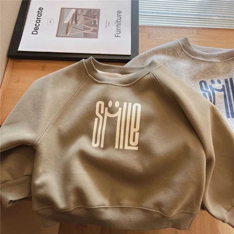 Boys Hoodies Sweatshirts CottonTops Outwear 2023 Scoop Spring Autumn Kids Sport Uniforms Childrens ClothingT251030