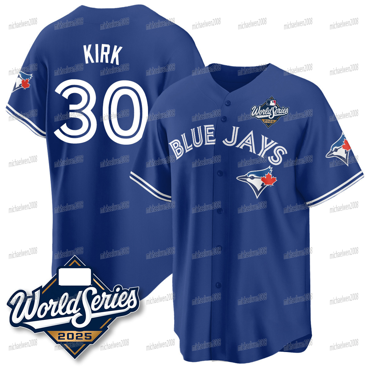 27 Vladimir Guerrero Jr. 2025 World Series Blue Jays Jerseys Trey Yesavage Bo Bichette George Springer Daulton Varsho Max Scherzer Jose Berrios Alejan