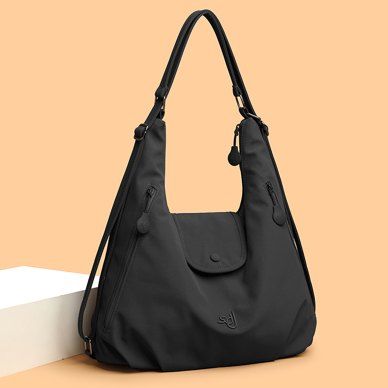 Winter women's fashionable large capacity synthetic leather handbag, casual simple classic work shoulder bag, popular student fashion crossbody b