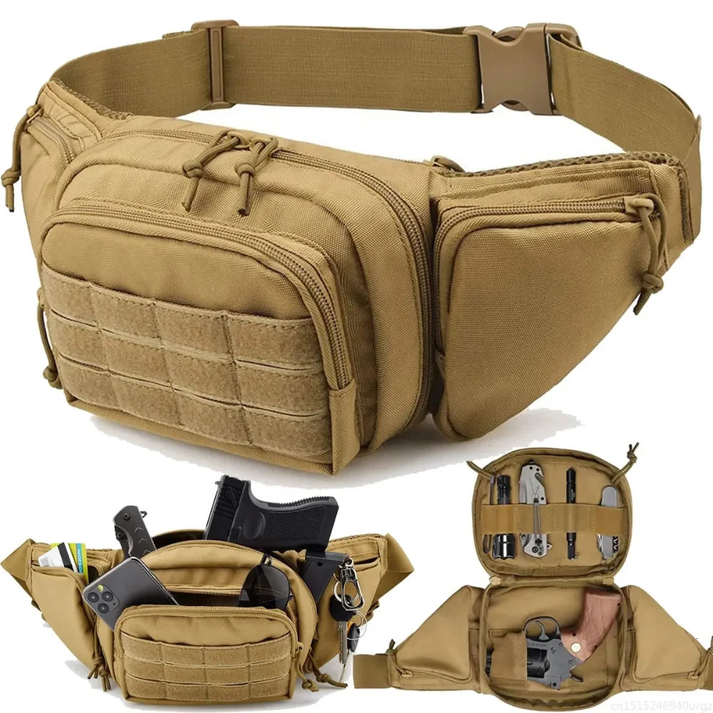 Tactical Waist Pack Outdoor Hiking Waist Bag Running Sports Functional Bag Cycling Bag Bum Bag Multifunctional Tool Shoulder 251021