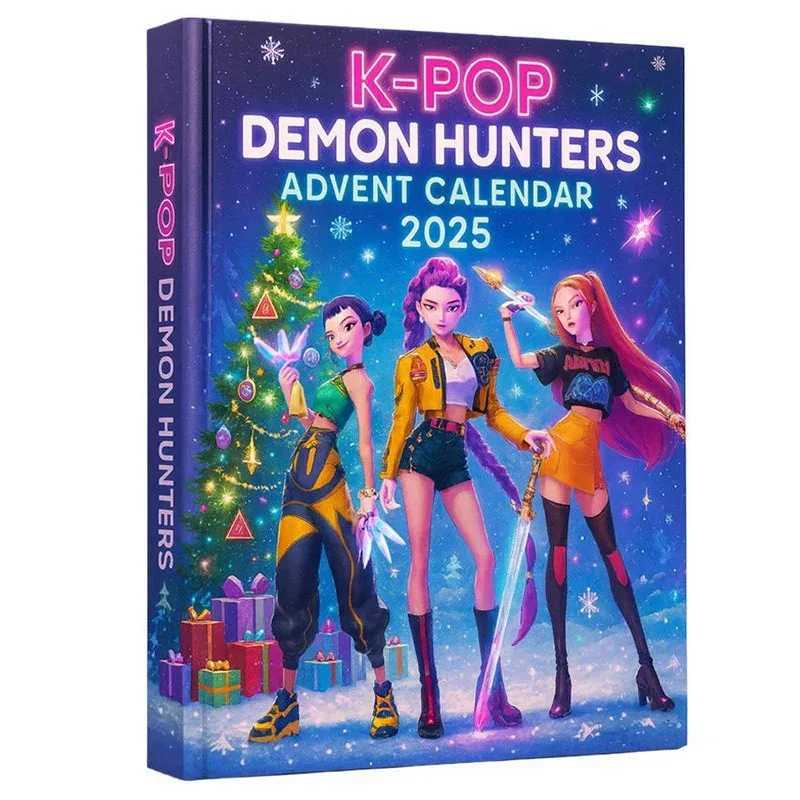 Demon Hunter Christmas Advent Calendar Countdown Calendar Acrylic Model MultiStyle Holiday Decorations Kids Christmas Gift C251030