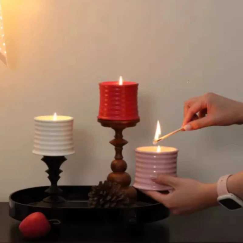 170610g Cupshaped Fragrance Candle Multiscent Gift Box A Family Fragrance Birthday Gift Commemorative Item home decoration W251030