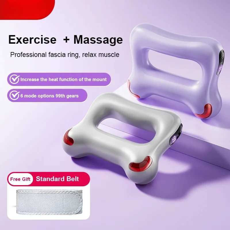 2025 New Massage Gun Fascia Ring Home Peronal Care Hand Free Cordless Electric Body Fitness Fat Reducing Body Belly Back Massage J251030