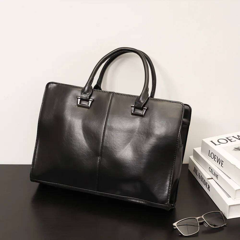 Men's Business Briefcase 2025 - Crossbody Bag, Work Bag For Office
