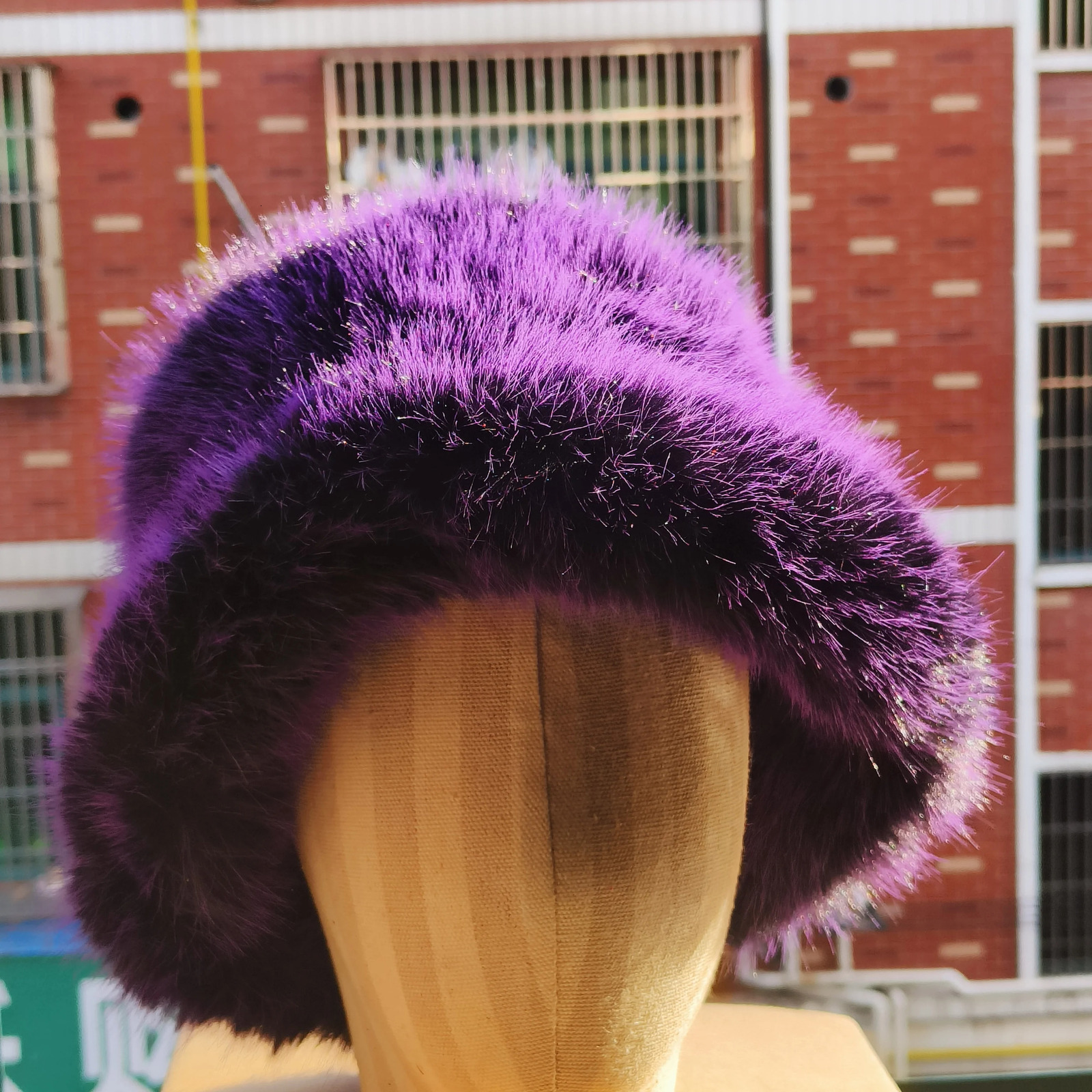 Faux Fur Bucket Hat Warm Imitation Fox Fur Thickened Autumn Winter hat Personality Fishermen Hats for women 251028