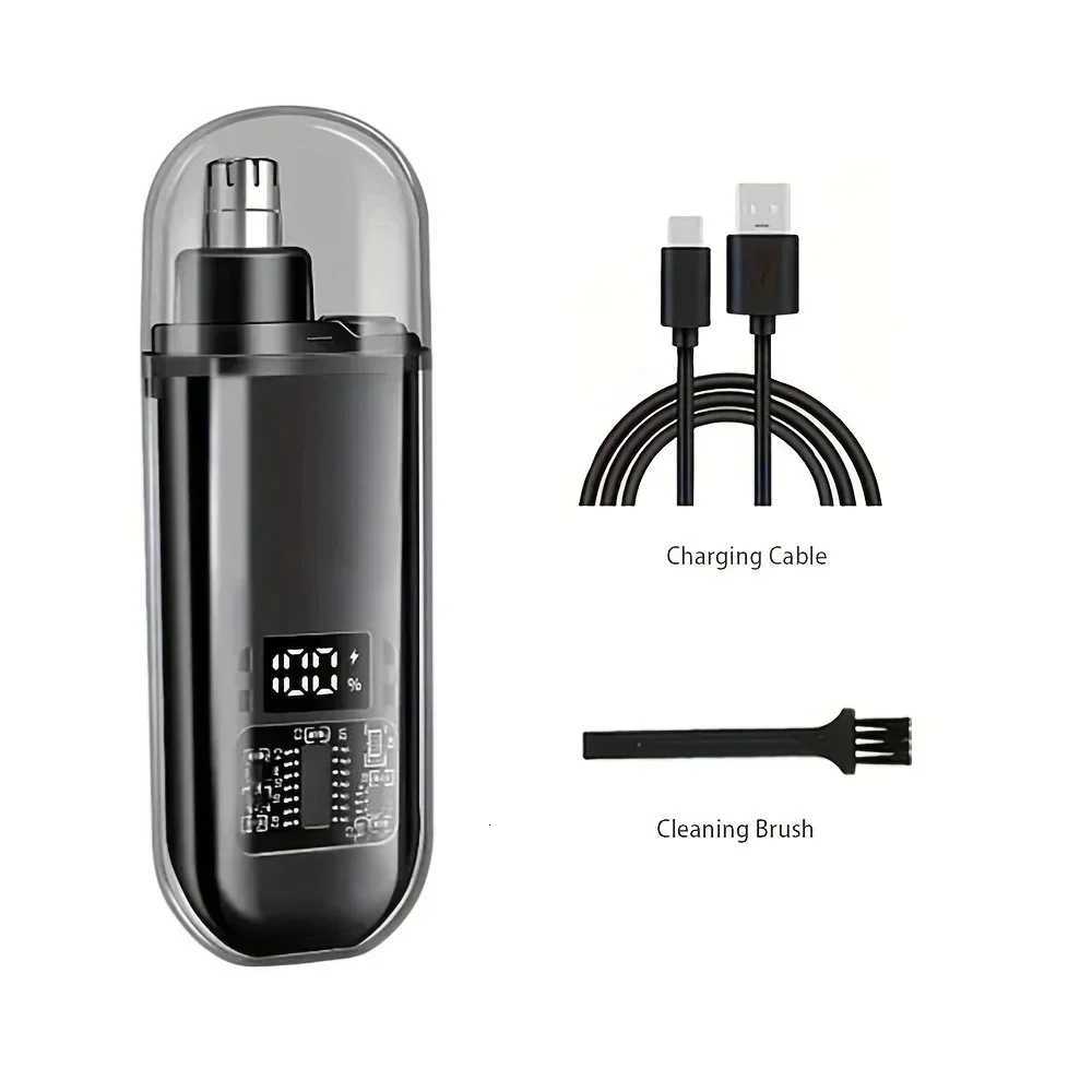Mens Electric Nose Ear Hair Trimmer USB Rechargeable Clipper Portable Mini Fast Charging Grooming Tool M251030