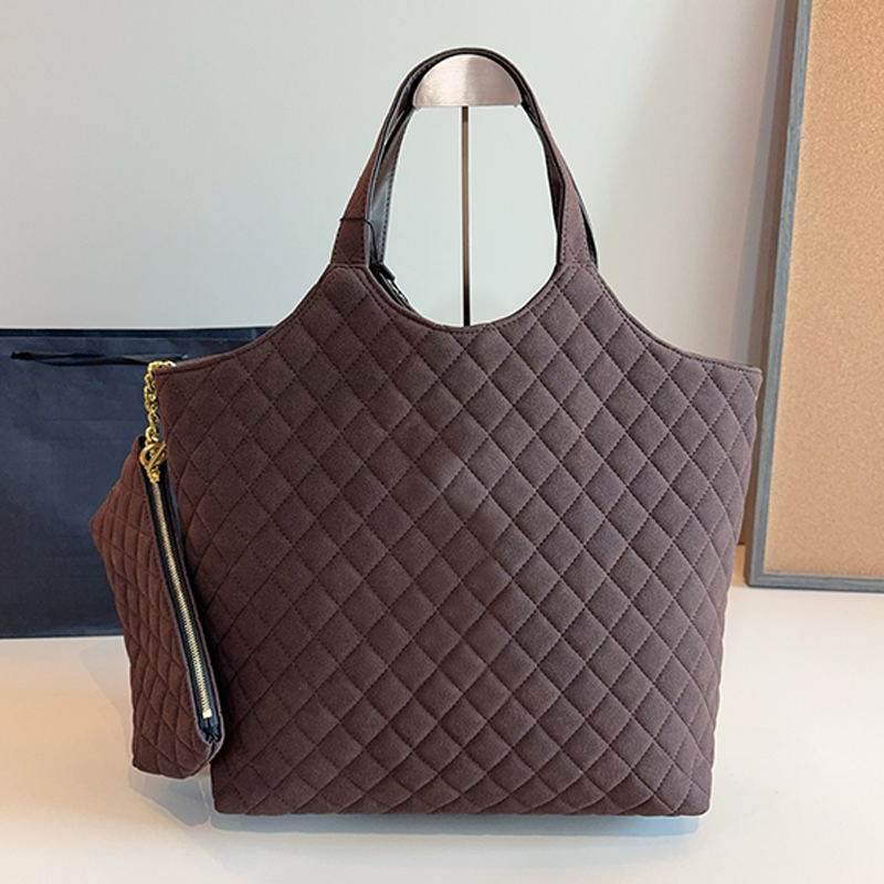 Designer bags Retro Tote Fashionable Commuter Classic Diamond-Patterned Combination Women's Single-Shoulder Bag, High-End Handbag, Practical Cros