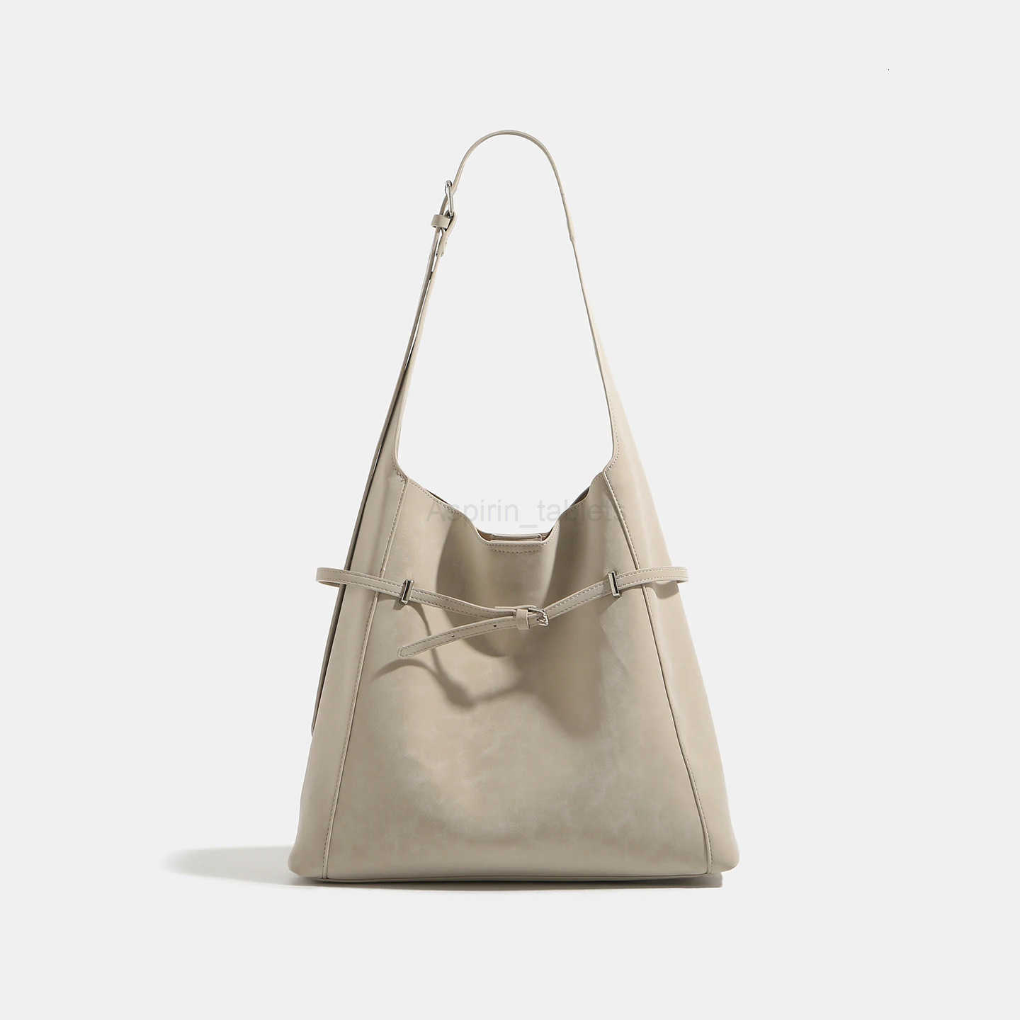 JIOMAY 2025 New Womens Minimalist Handbag Soft Matte Shoulder Bag White Underarm Purse Large Capacity Hobo Bag for Daily Life M251030