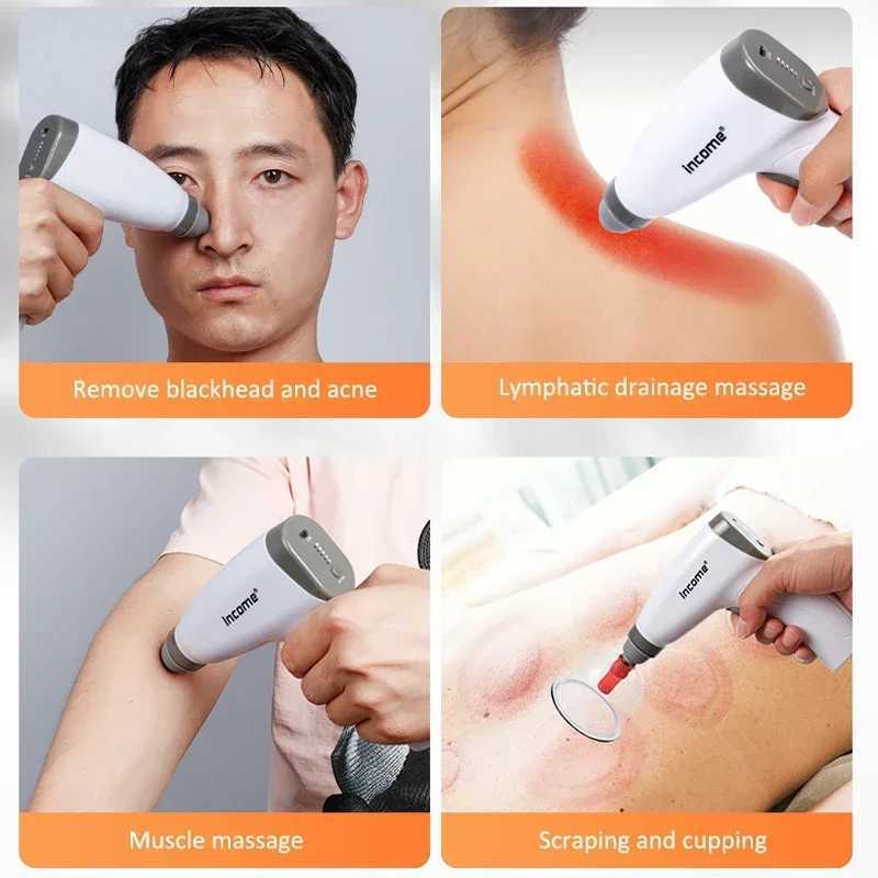 Electric Cupping Gun Negative Pressure Cupping Pump USB Charging Chinese Massage Tool for Lymphatic Drainage Scraping Gua Sha J251030