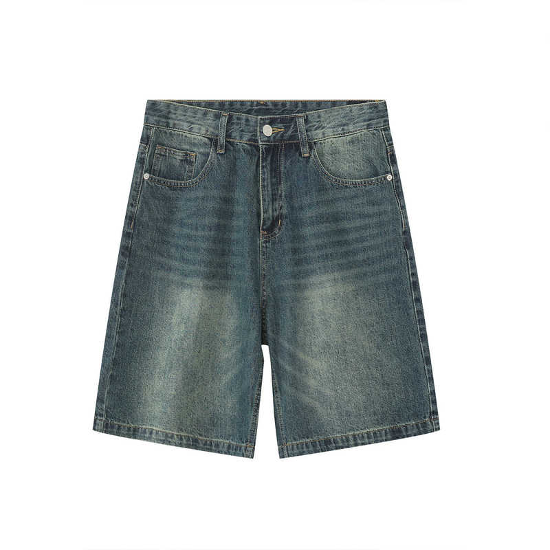 Men's Jeans Man Wear | Summer New Loose Edition Made Old Denim Shorts Capris
