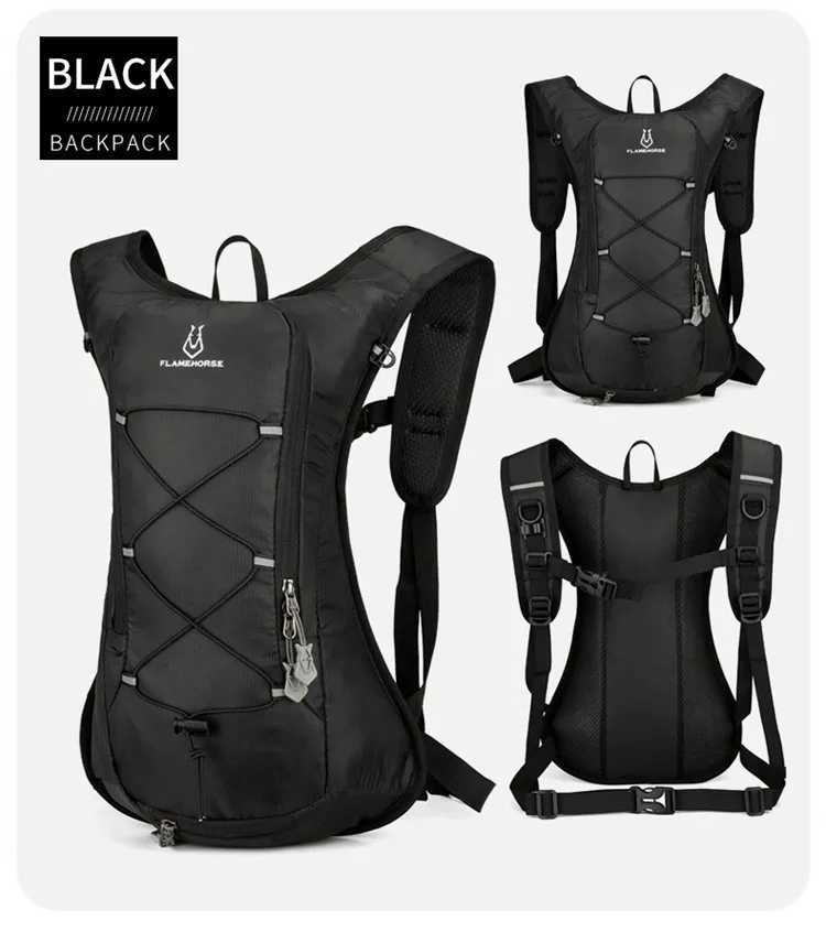 New 8L Outdoor Sport Bike Cycling Running Hiking Hydration Bag Storage Helmet Pack Waterproof UltraLight Bladder Backpack H251029