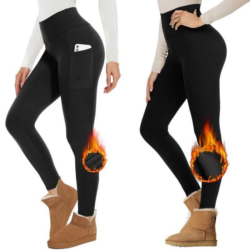 VITALINOVO Fleece Lined Leggings Women High Waisted Warm Winter Yoga Pants for Women Thermal Running Workout Black Leggings J251030