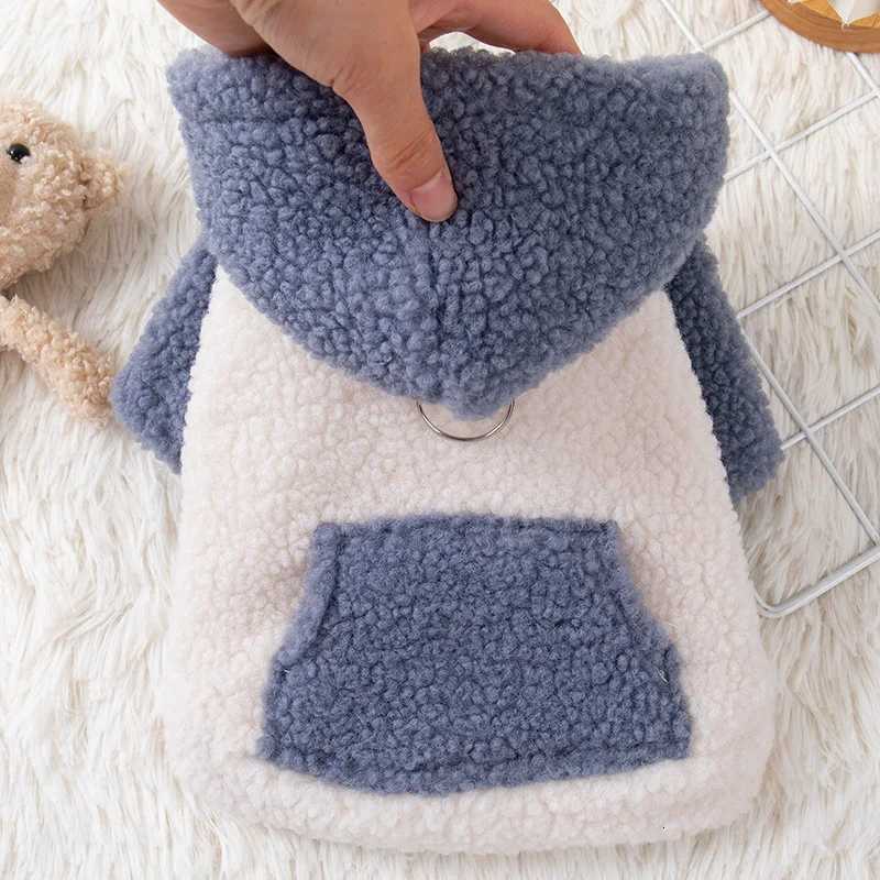 Fashion Cat Dog Hoodie with Buckle Winter Pet Sweater for Small Dogs Chihuahua Poodle Puppy Hooded Clothes mascotas Clothing C251030