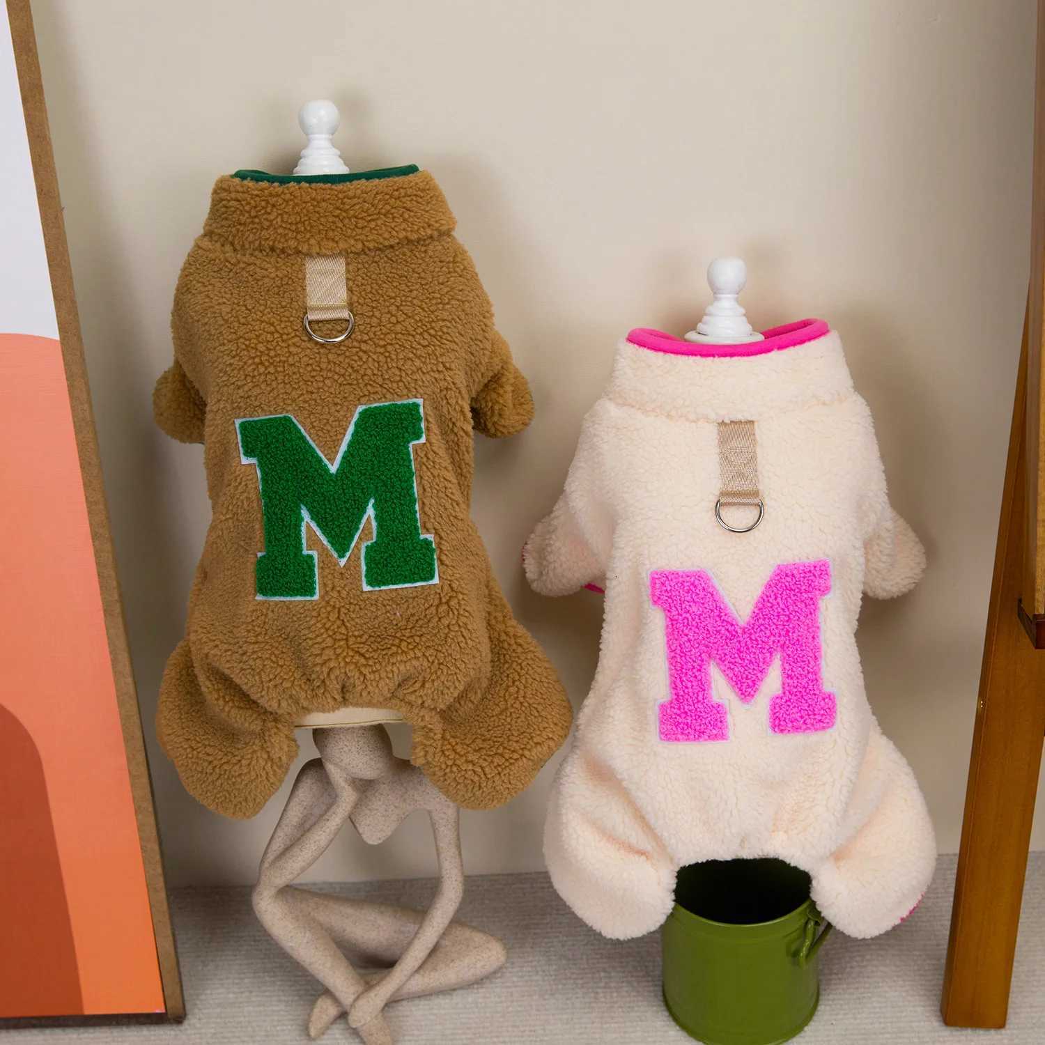 Thermal Velvet Dog Pajamas Winter Small Dog Jumpsuit Puppy Cat Nightshirt Onesies Chihuahua Yorkie Poodle Boy Dog Clothes C251030