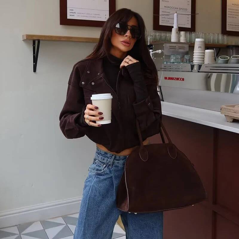winter jacket women Autumn New Fashion High-Necked Elegant Short Warm Jackets Women's Street Travel Holiday Youth Coats41