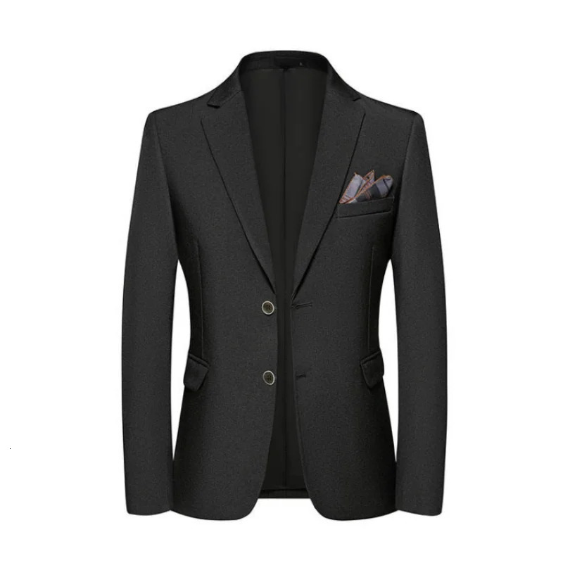 Mens Slim Fit Business Casual Blazer High Quality Fashion AllinOne Banquet Korean Style Handsome Trend for All Seasons 251028