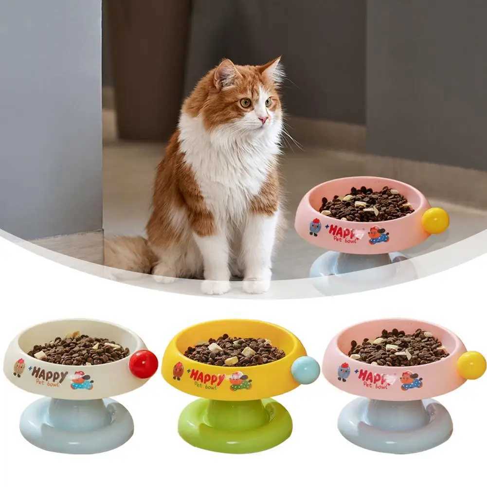 Stainless Steel Pet Bowl NonSlip Durable Cat Food Bowl Dog Bowl Protects Cervical Spine for Kittens And Dogs Easy To Clean J251113