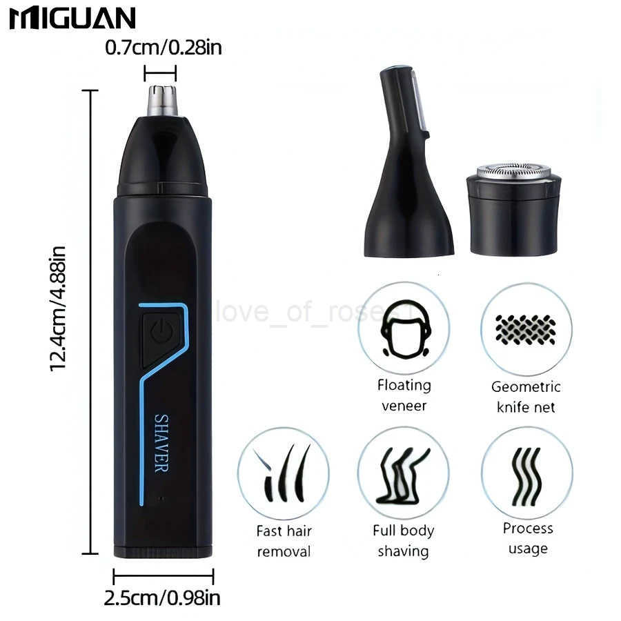 3 In 1 Womens Electric Hair RemoverWomens MultiFunction Electric Hair Remover SetWomens Bikini TrimmerUSB Rechargeable Z251030