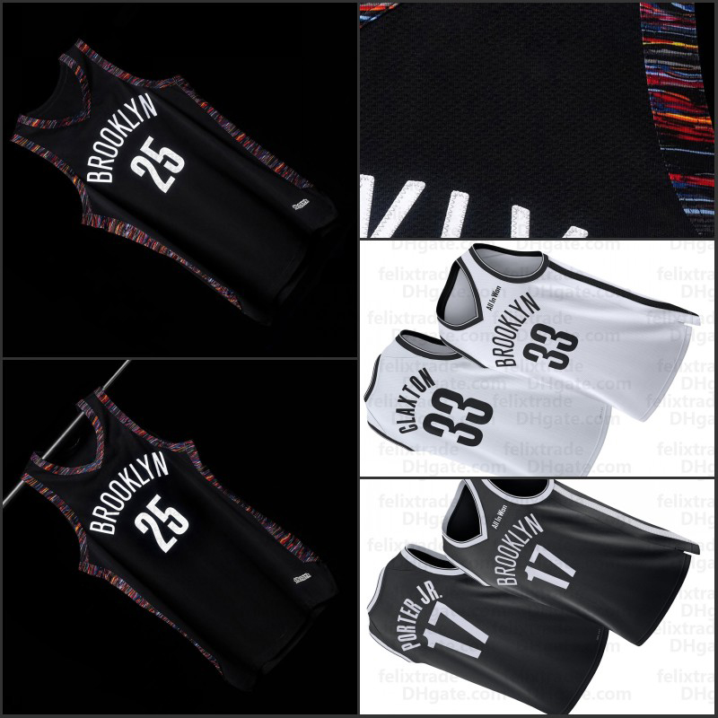 2025-26 City Basketball Nets Jersey Nic Claxton Cam Thomas Noah Clowney Yuri Collins Egor Demin Michael Porter Jr. jerseys