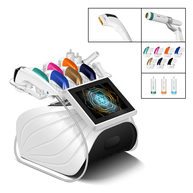 2 in 1 Professional 7D Hifu Face Lifting High Intensity Focused Ultrasound Machine Hifu 7D Collagen Regeneration Skin Tightening Wrinkle Remover Beaut