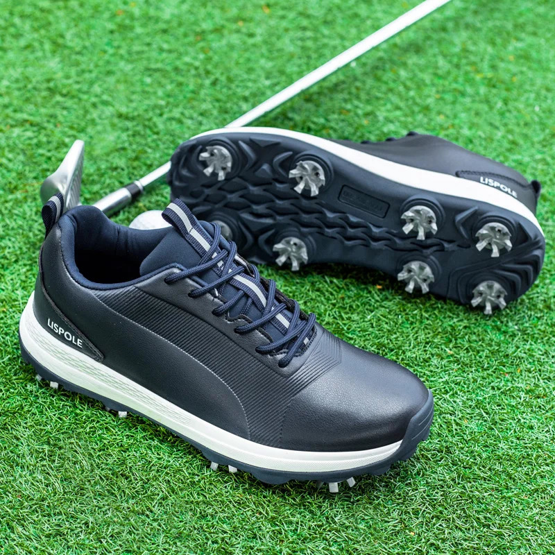 Lersure Golf Shoes Men Waterproof Golf Spikes Sneakers Professional NonSlip Golf Footwear Trainers Sports Shoes 251023
