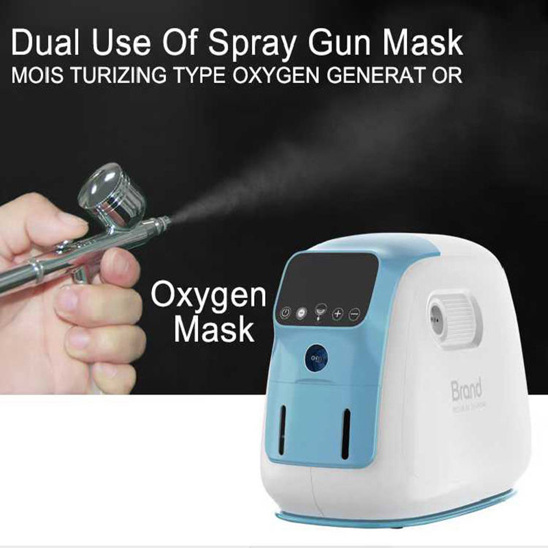 Professional Jet Peel Equipment Therapy Mask Dome Oxygen Facial Machine LED Light Therapy Oxygen Facial Dome Mask Machine