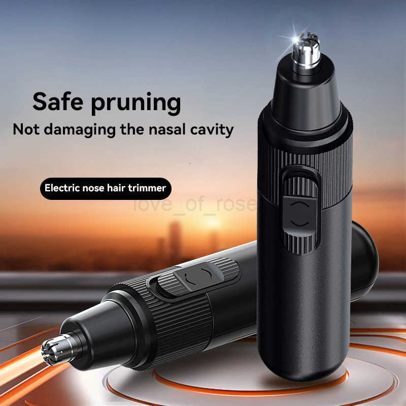 2025 New Unisex Nose Hair Trimmer Painless Waterproof IPX7 EarBrow Groomer USB Rechargeable Portable Facial Hair Remover Tool Z251030