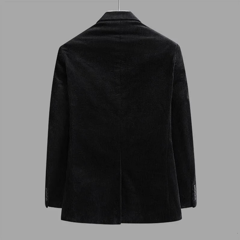 Autumn and Spring Fashion Solid Color Thickened Warm Flannel Suit Jacket Mens Casual Loose Sports Plus Size Highgrade 251028