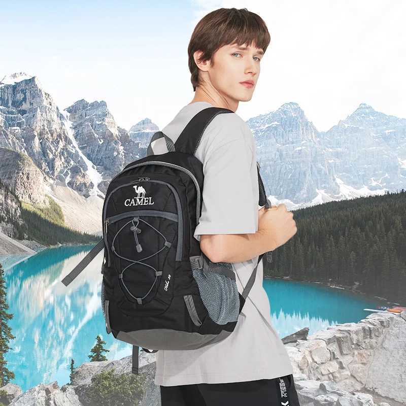 GOLDEN CAMEL 30L Waterproof Backpacks Outdoor Mountaineering Bag For Men Women Camping Sports Hiking Backpack Large Capacity H251029