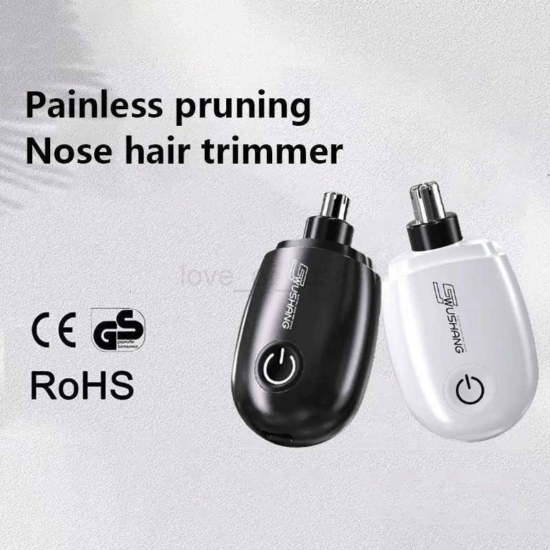Electric Nose Hair Trimmer Rechargeable Portable Painless Travel Cleaning Tool Men And Women Ears Hair Eyebrow Shaving Z251030