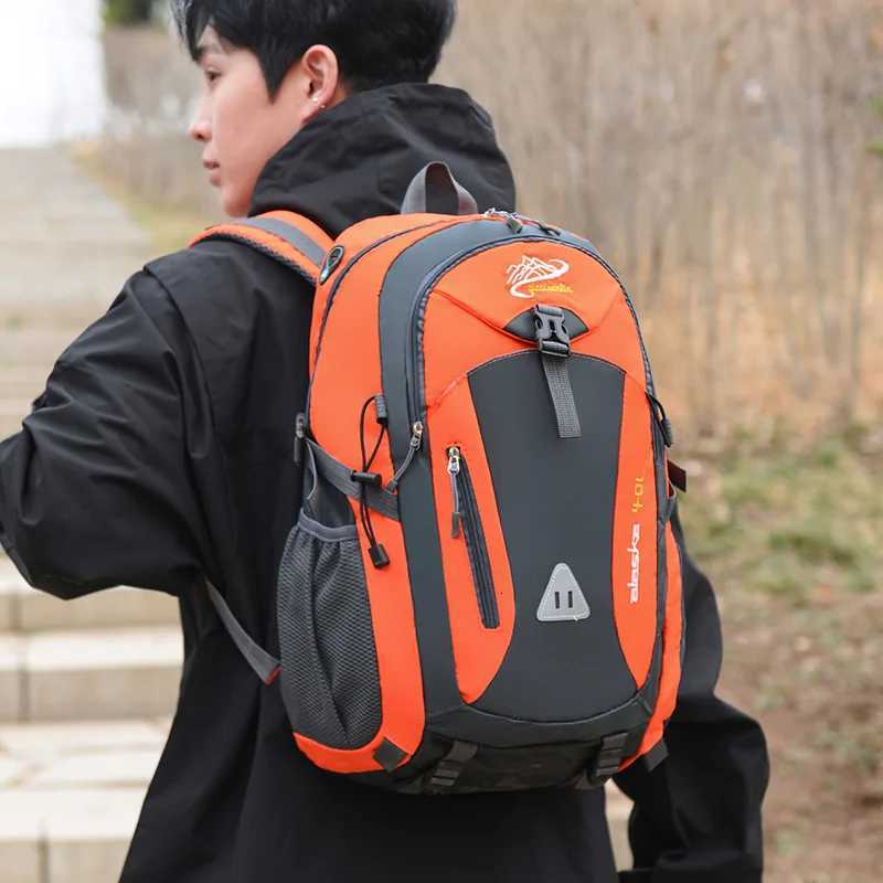 Unisex Hiking Backpack 2024 New Women and Men Outdoor Mountaineering Bag Large Capacity Travel Camping Storage Bags H251029