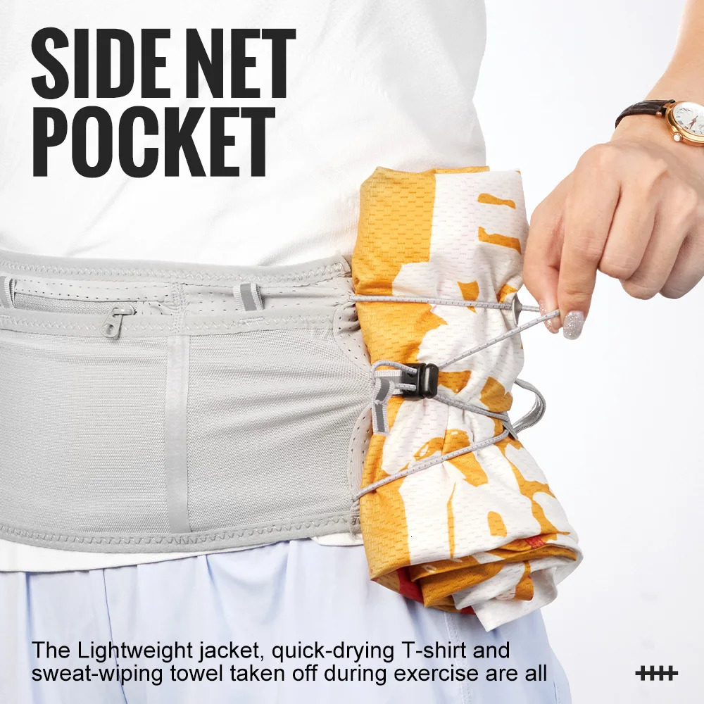 WRELS Waist Bag Invisible Elastic Running Belt MultiFunction Fanny Pack Waterproof CloseFitting Marathon Waist Belt Bag 251021