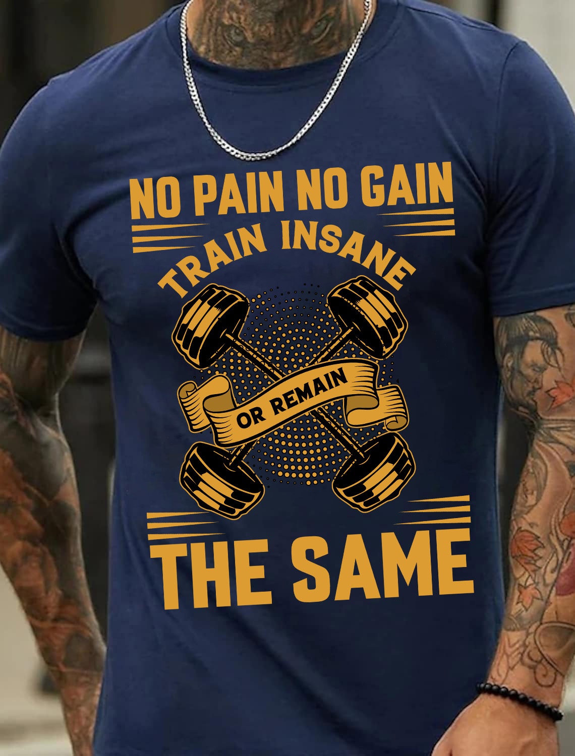 European and American Oversized Men's Cotton Short-Sleeve T-Shirt with Fitness Print Design - TT7064