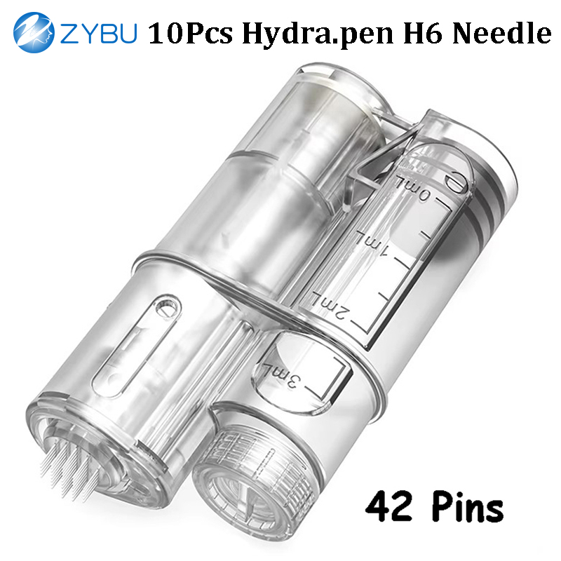 Dual Needle Micro Pens Cartridges Hydra Pen H6 Containable Skin Rejuvenation MTS Tips - Multiple Pin Options 18pin 36pin 42pin H18 H36 H42 Nano-HS Nan