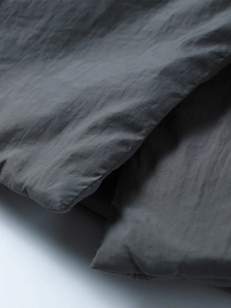 Gray LaceUp Cotton Coat for Women Loose Long Sleeve Kimono Style Jacket 2025 Autumn Winter Thick Outerwear Commute Friendly 251030