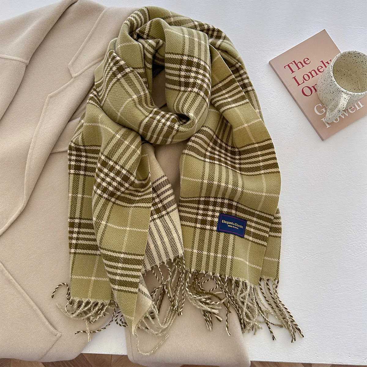 50200CM Thickened Warm Scarf For Women Long Tassel ShAWl Fashion Faux Cashmere Warps Autumn Winter Blanket For WenW251030
