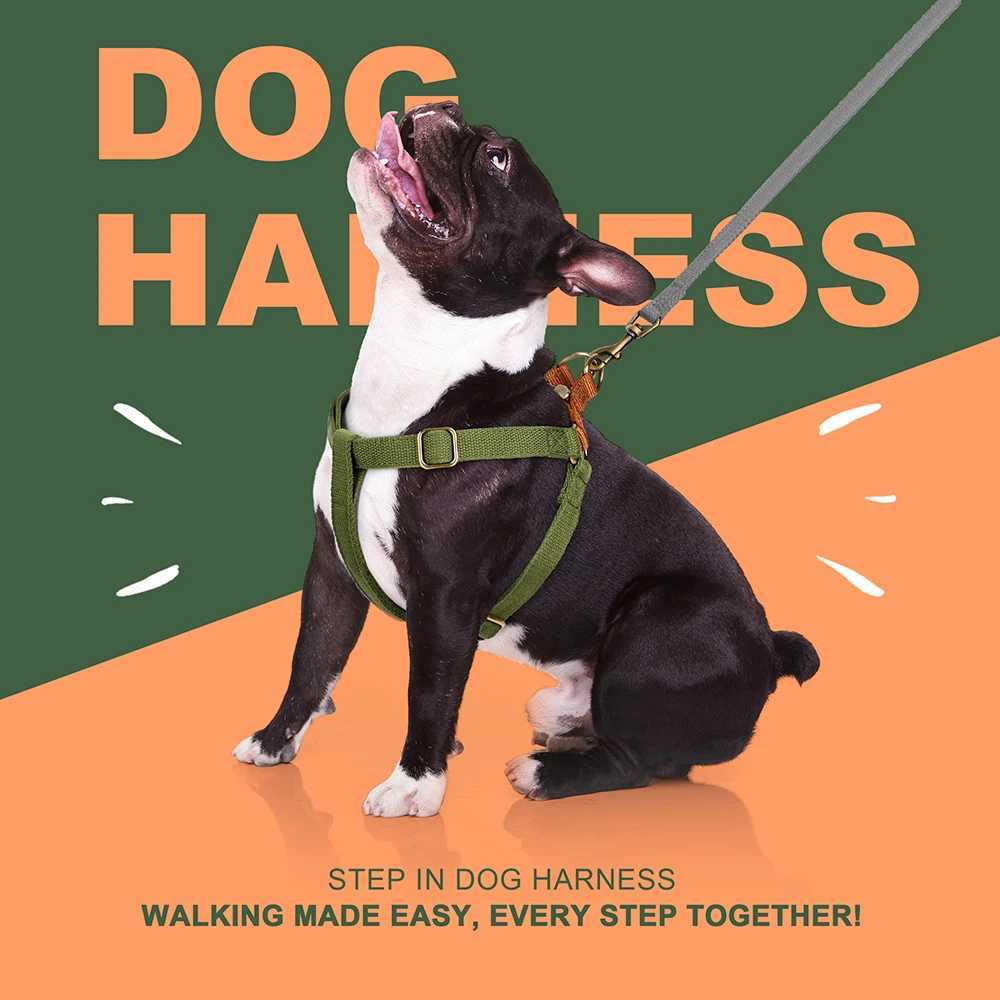 Custom Nylon Buckle Dog Harness Durable Pet Dog Harnesses Reflective Pet Walking Vest Adjustable for Small Medium Large Dogs Pug J251129