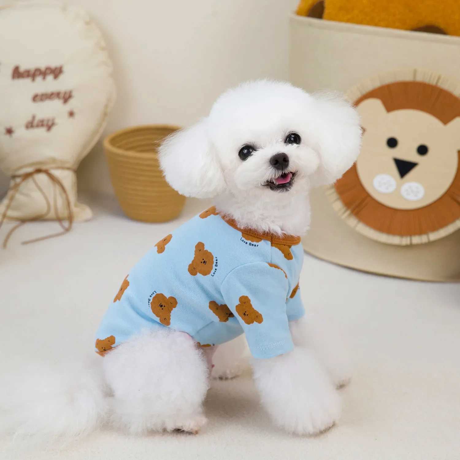 Pet Dog AutumnWinter Bear Base Coat AutumnWinter Small Dog Home Clothing Dogs Hoodie Autumn Hoodie Base Puppy Clothes C251030