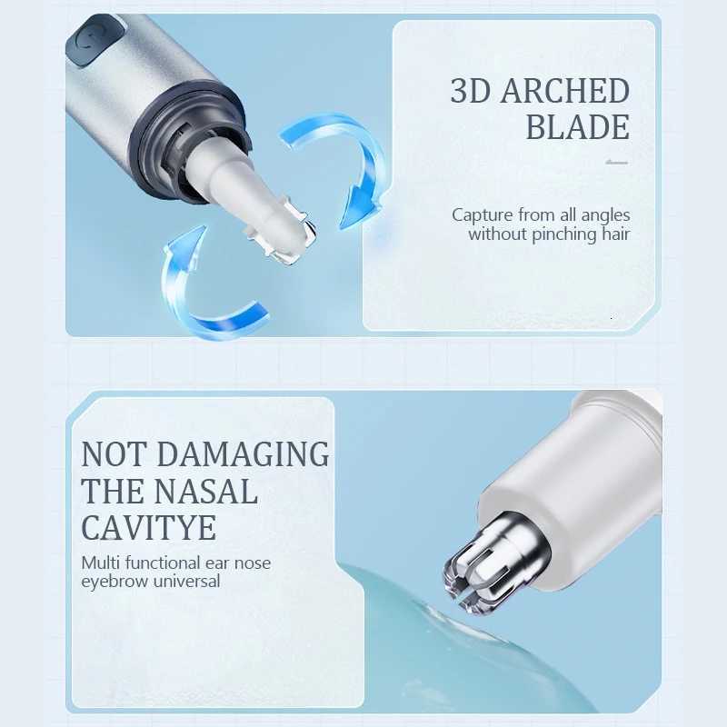 Electric Multifunctional 2in1 Eyebrow Trimmer Nose Hair Trimmer IPX7 waterproof Trimmer for Men and Women M251030