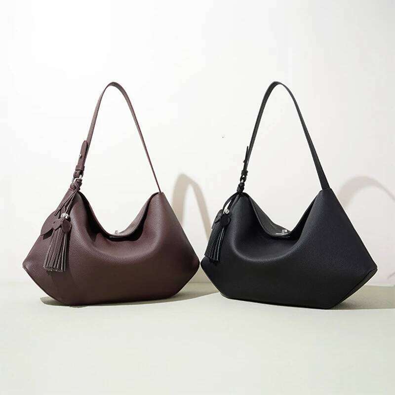 Designer bag 52 Mendy Women's Trend 2025 Autumn Winter Shoulder Hobo Bags Genuine Leather Handbag Large Dumpling Underarm Bag