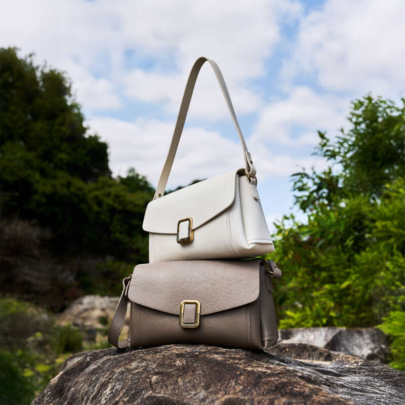 Melard Handheld Genuine Leather New Niche High-end Feel Single Shoulder Crossbody Women's Commuter Large Bag