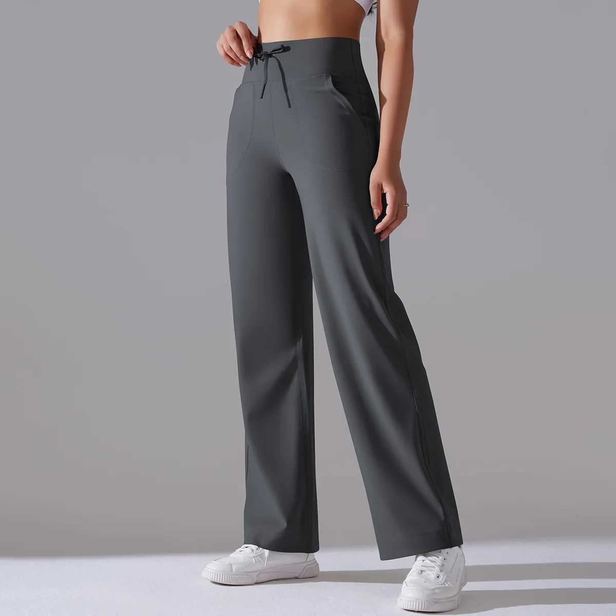 Yoga Straight Leg Sweatpant Straight Leg Womens Loose Tracksuit Pants Wide Leg Outdoor Gym Runing Casual Tracksuit Pants J251030