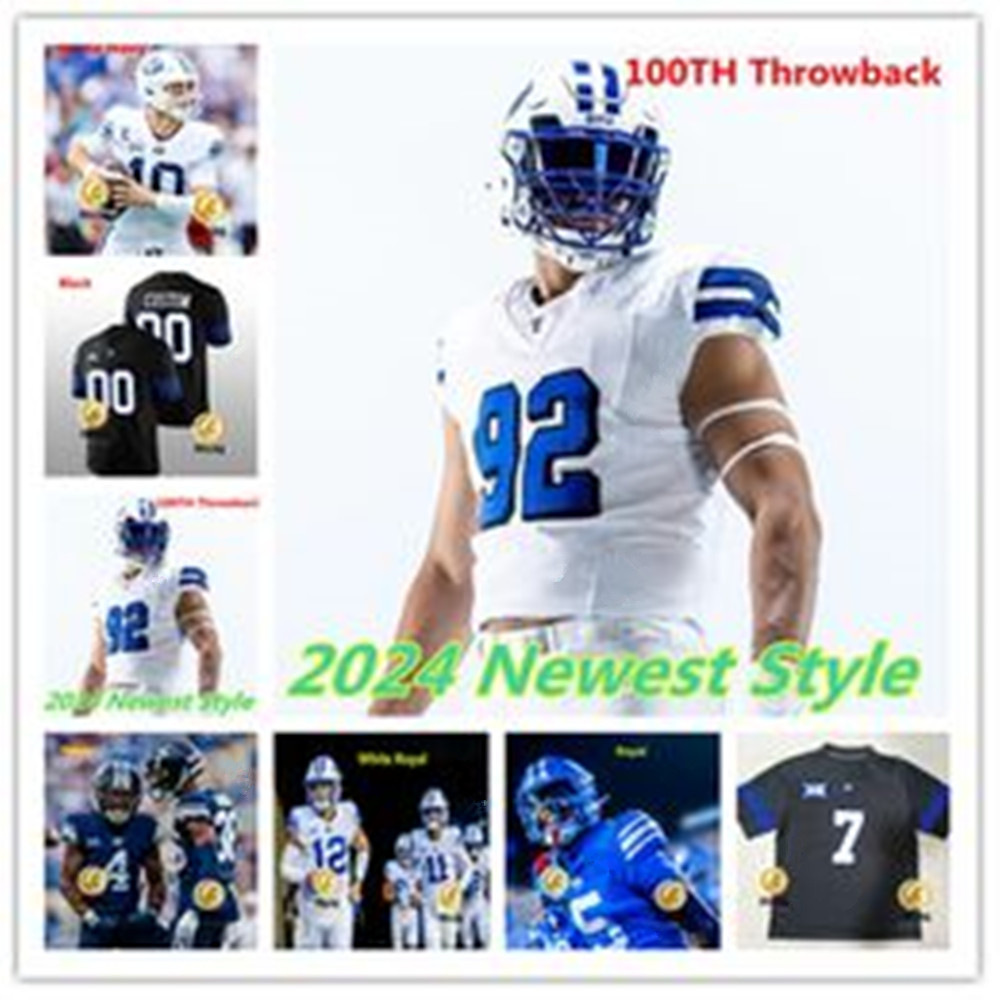 Dayan Ghanwoloku Zach Wilson 100TH Throwback Jersey Custom Stitched 24 Austin Kafentzis 5 Ty'son Williams 7 Taysom Hill 4 Fred Warner Jerseys