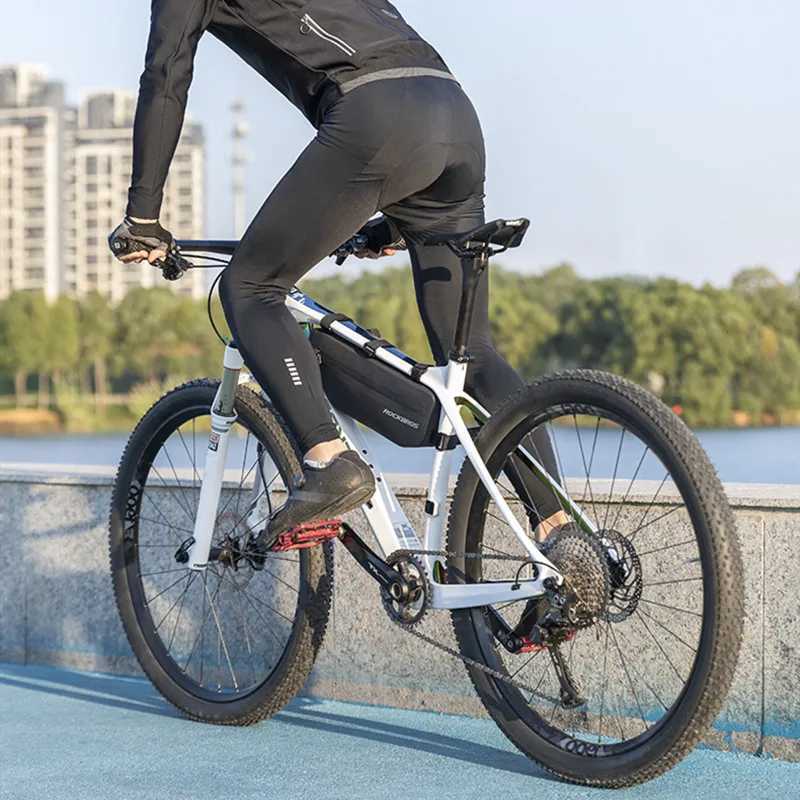 ROCKBROS Cycling Bicycle Bags Top Tube Front Frame Bag Waterproof MTB Road Triangle Pannier Dirtresistant Bike Accessories Bags H251029