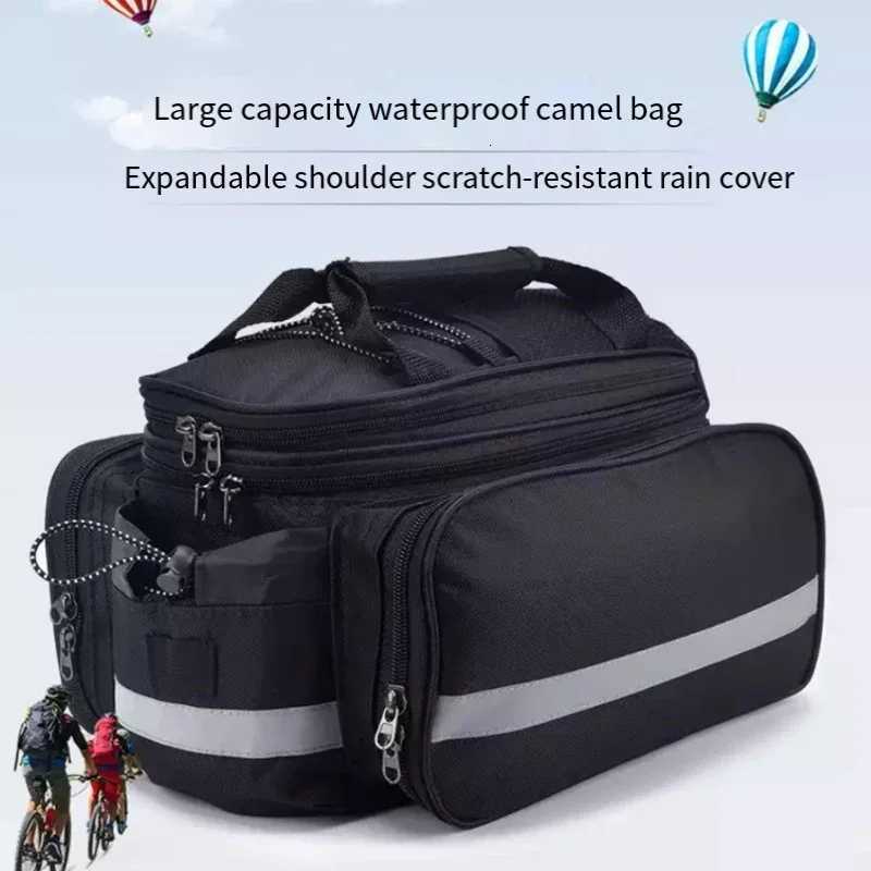 pannier Bicycle Carrier Bag Rear Rack Bike Trunk Bag Luggage Pannier Back Seat Double Side Cycling Bycicle Bag Durable Travel H251029